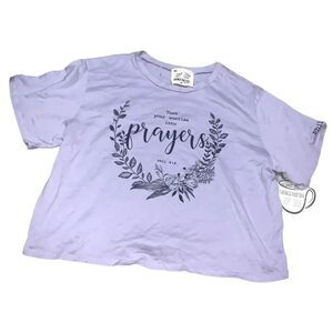 French pastry prayers cropped tshirt